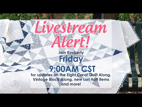 Behind the Seams: Pre-recorded Live! Beginner Series, Farm Girl Vintage 2 | Fat Quarter Shop
