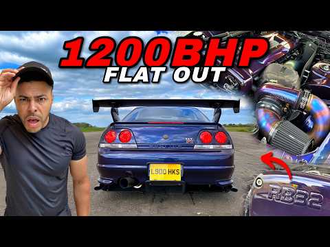 FLAT OUT IN A 3.2L STROKER SEQUENTIAL R33 GT-R *MONSTER*