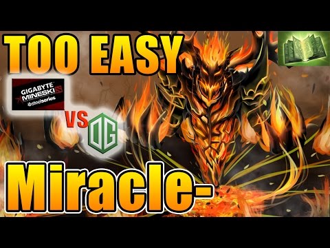 Miracle- Dota 2 [Shadow Fiend] OG vs Mineski - FAST Game, Mski's TOO EASY
