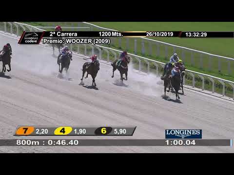 26/10/2019 – Hipodromo Maroñas – Carr 2 – WOOZER (2009)
