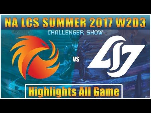P1 vs CLG || Highlights All Game || NA LCS Summer 2017 || Phoenix1 vs Counter Logic Gaming