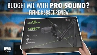 Budget Mic with Pro Sound? • FiFine K688CT Microphone Kit Review