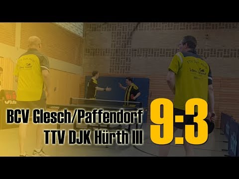 20.04.2018: BCV Glesch/Paffendorf II : TTV DJK Hürth III 9:3