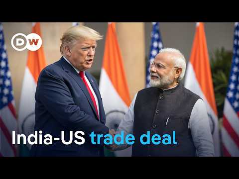 トランプ氏、インドがロシア産石油の購入停止に同意と発言 | DWニュース (Trump says India agreed to stop buying Russian oil | DW News)