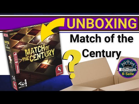 Match of the Century (Deep Print Games)  | 📦 Spiel Unboxing | DieHausis B-Seite