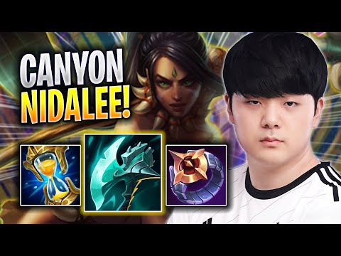 CANYON TRIES NIDALEE WITH NEW BUFFS! - DK Canyon Plays Nidalee JUNGLE vs Lee Sin! | Season 2023
