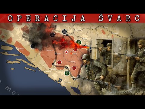 Operacija Švarc - Bitka na Sutjesci 1943. 1/3 (DOKUMENTARAC) [Istorija]