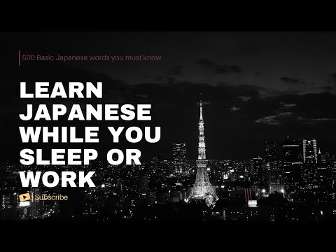 Learn Japanese While You Sleep or Work  | All Essential Beginner Phrases  #dailyconversation