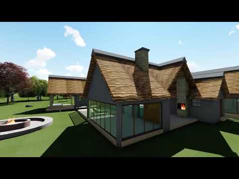 THATCH ROOF HOUSE PLAN