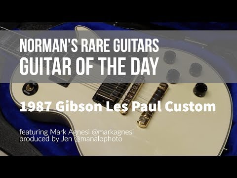 Norman's Rare Guitars - Guitar of the Day: 1987 Gibson Les Paul Custom
