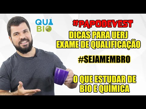 Dicas para o vestibular da UERJ 2024. O que estudar de bio e química para o Exame de Qualificação