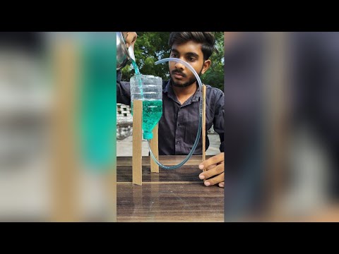 respect 😱🔥। non stop water fountain #science #experiment#tiktok