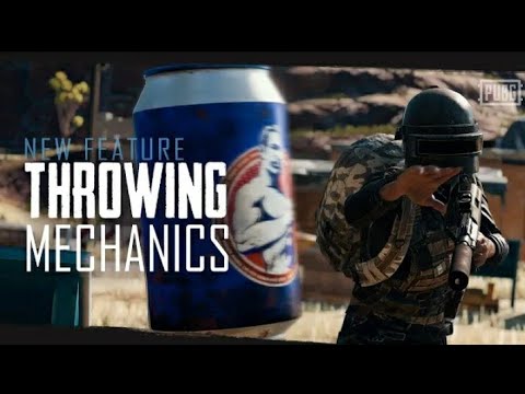 PUBG - NEW FEATURE - THROWING  MECHANICS