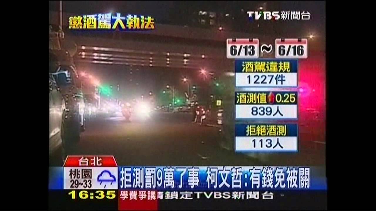 政院找法源！拒酒測　罰錢加強制抽血