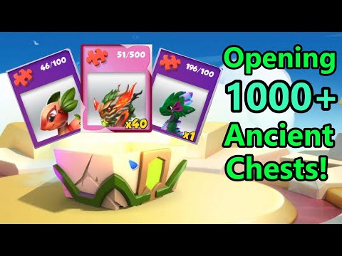 Opening Over 1,000 ANCIENT CHESTS! Hoping for IOSGHAR and PEACH Drops! - DML #1483