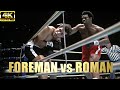 George Foreman Vs José Roman KNOCKOUT Boxing Fight Highlights 4K Ultra HD