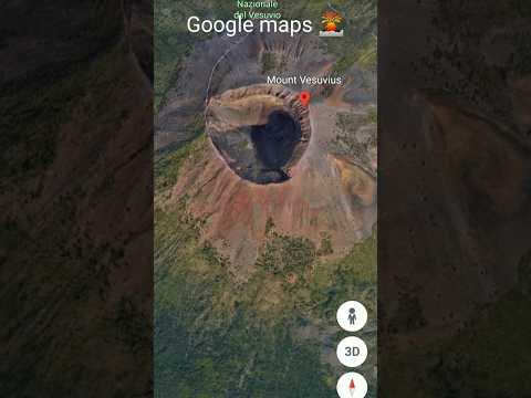Earth Volcano Google map 4K HDR satellite view #googleearth
