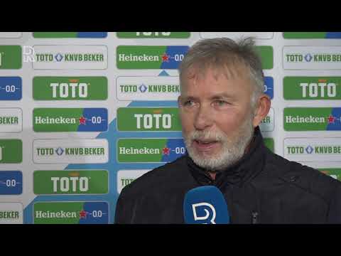 FC Dordrecht-trainer Harry van den Ham na bekerverlies tegen FC Utrecht: 'Zat op de 3-3 te wachten'