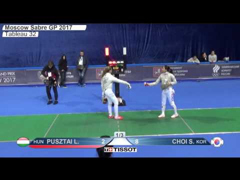 FE F S Individual Moscow RUS Grand Prix 2017 T32 07 green CHOI KOR vs PUSZTAI HUN