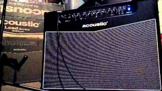 Video thumbnail for Acoustic g120 DSP guitar amp review by Jesse Ayala