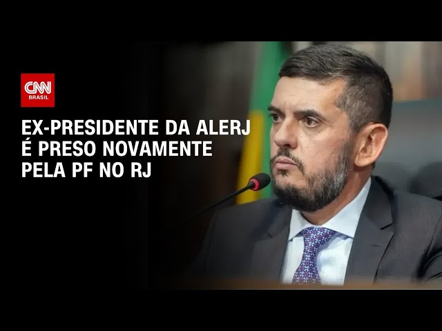 Rodrigo Bacellar é preso novamente pela PF no Rio de Janeiro | HORA H