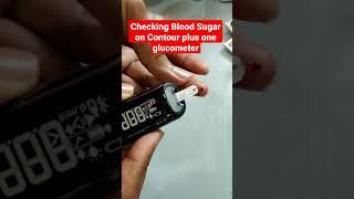 Download lagu Testing Blood Sugar Level On Contour Plus One Glucometer.| Dr.Dinesh Solunke #shorts mp3