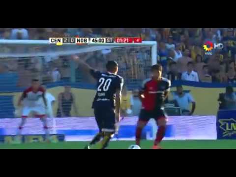 Golazo de Marco Ruben - Rosario Central 2 - 0 Newell's - Fecha 2 - Liga Argentina de Fútbol y Goles