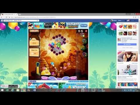 Angry Birds POP! on Facebook - Level 124 Walkthrough