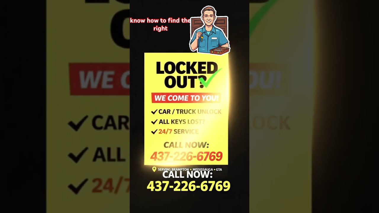 24/7 Locksmith & Detailing Inc. Brampton — Short 1
