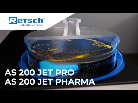 Air Jet Sieving Machines AS 200 jet pro & AS 200 jet pharma | Function principle - RETSCH