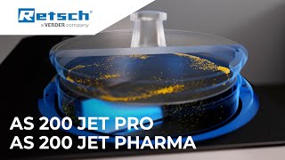 Proudové prosévačky Retsch AS 200 jet pro/pharma