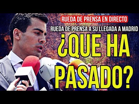 Caso Sancho: Rueda de Prensa en DIRECTO de Juan Ospina por Daniel Sancho ¿Que esta pasando?