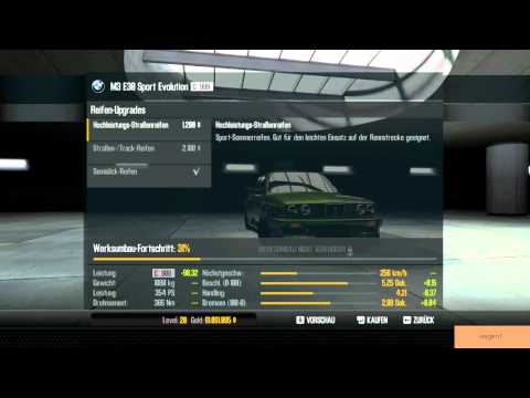 Shift2Unleashed "C"Klasse Einstellungen(Setup)(настройки): BMW M30 Sport Evolution 999