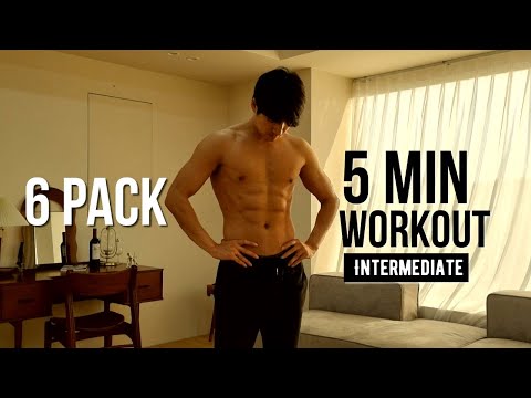 5 MIN SIXPACK ABS WORKOUT (No Equipment | Top 8 ABS) 5 मिनट 6 पैक ABS वर्कआउट (कोई उपकरण नहीं | Top8