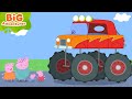 Peppa Pig S New Family Car Muddy Monster Truck Race Tales 30 Minutes Big Adventures