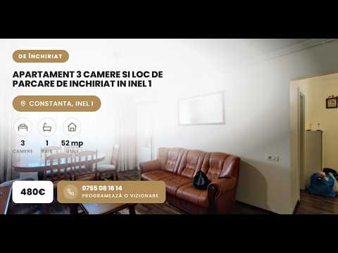 Video Apartament 3 camere si loc de parcare de inchiriat in Inel 1