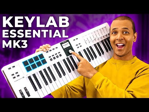 Arturia KeyLab Essential 61 MkIII MIDI Controller 2024 - Present - Alpine White image 7