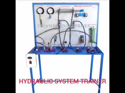Vinamra enterprises hydraulic system trainer kit, for lab ex...