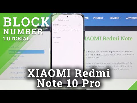 How to Block Number in XIAOMI Redmi Note 10 Pro – Create Blocklist