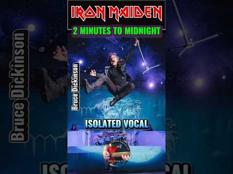 Thumbnail for 🔥 Bruce Dickinson Unleashed! – 2 Minutes to Midnight Isolated Vocals by Midnight