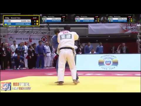 Judo Grand Slam Tokyo 2014 ILIADIS Ilias GRE vs  SYNYAVSKY Vadym UKR