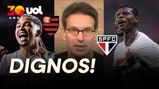 SUBESTIMADOS! SÃO PAULO FOI MAIS UMA VEZ DE ARBOLEDA E LUCIANO: 'MAIOR VÍTIMA DELE É O FLAMENGO'
