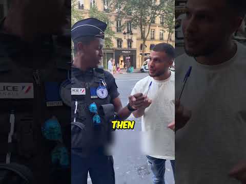 He Pickpocketed a Cop!? 🤯👮‍♂️ (@sossamofficiel on Instagram) #shorts