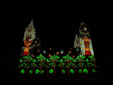 Zsolnay Light Art 2022. / François Chetcuti & Erick Bejarano (FR) – Coelhos e homens-carros