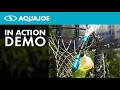 AJ-SPXN - Aqua Joe Hose-Powered Adjustable Foam Cannon with Spray Wash Quick-Connect - Live Demo