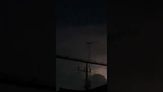 遠くで稲光り　⚡️