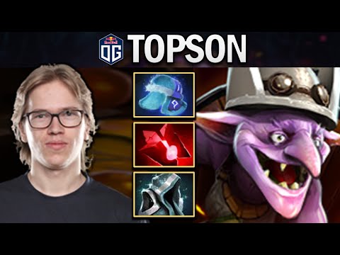 OG.TOPSON SMURF TIMBERSAW WITH FLUFFY HOOD - DOTA 2 7.28 GAMEPLAY