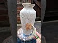 Terra Clay Painted Vase for Timeless Charm! #shorts