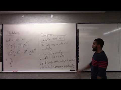 Math 1207-R03 Lecture 13 - Crash course in Hyperbolic Trig Functions and Intro to Work