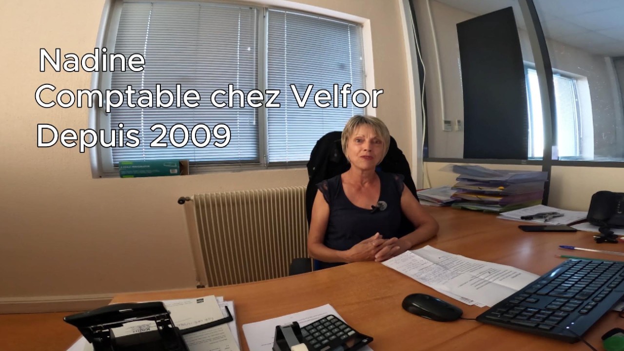 Nadine, comptable chez Velfor
